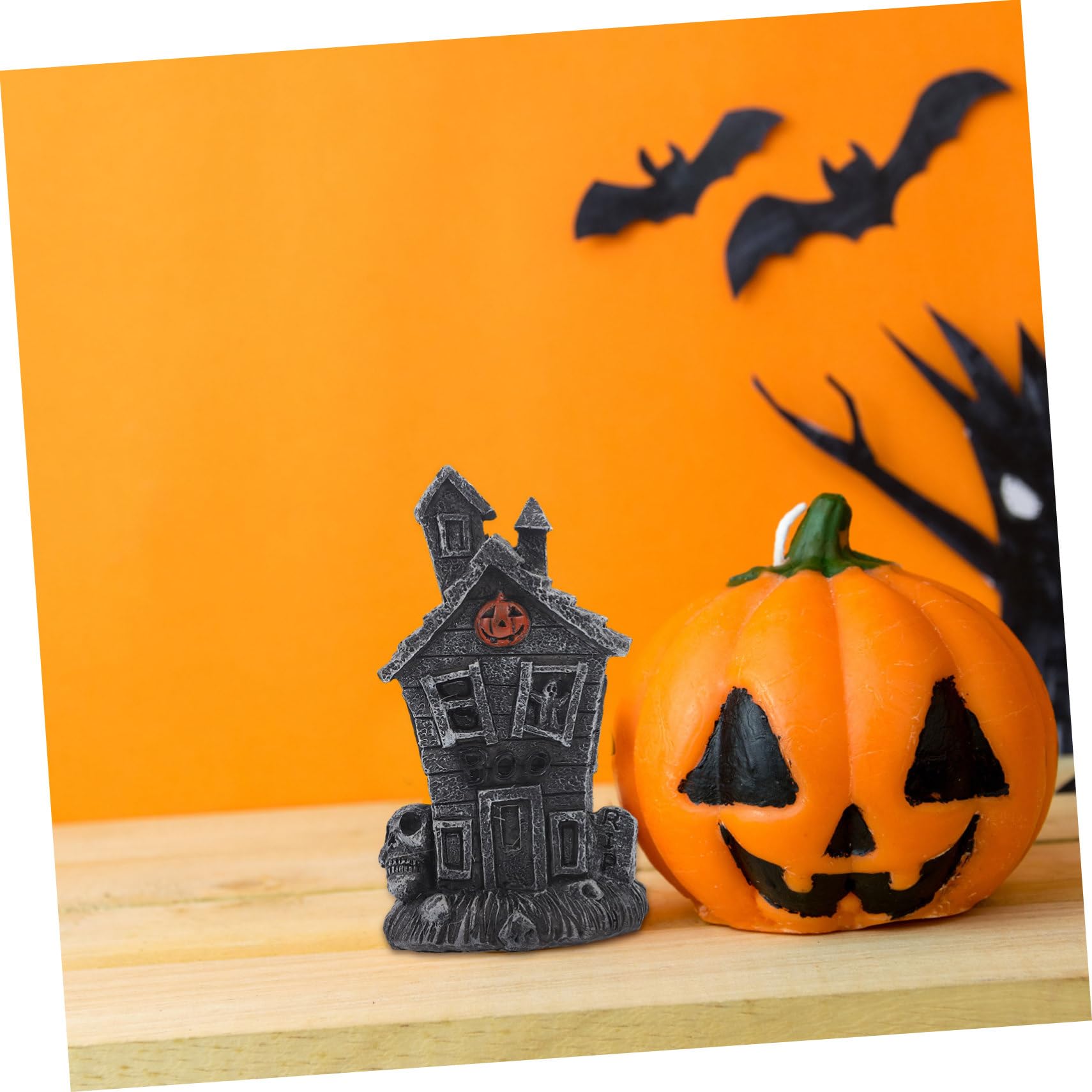 ハロウィン　雑貨　ゴーストハウス ハロウィン ゴーストハウス缶（パープル） | 株式会社エウレカ
